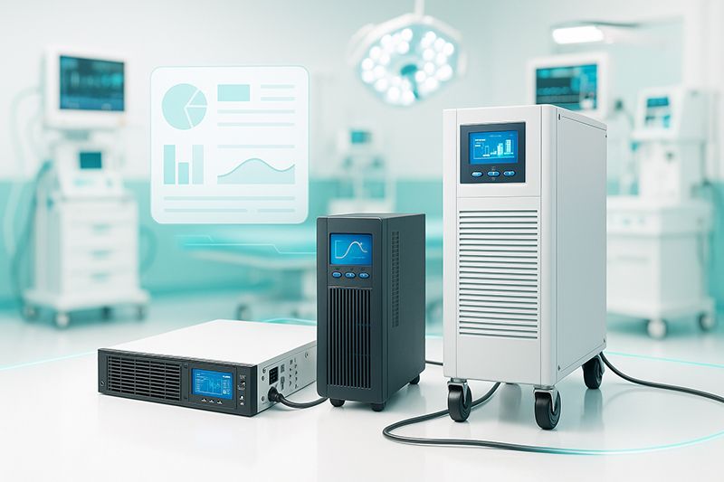 UPS sizing and runtime for medical use